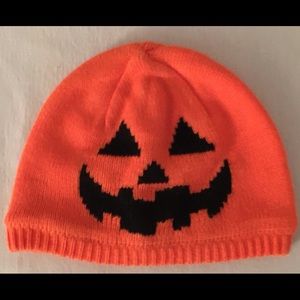 Gymboree Halloween Pumpkin Orange Baby Beanie Hat